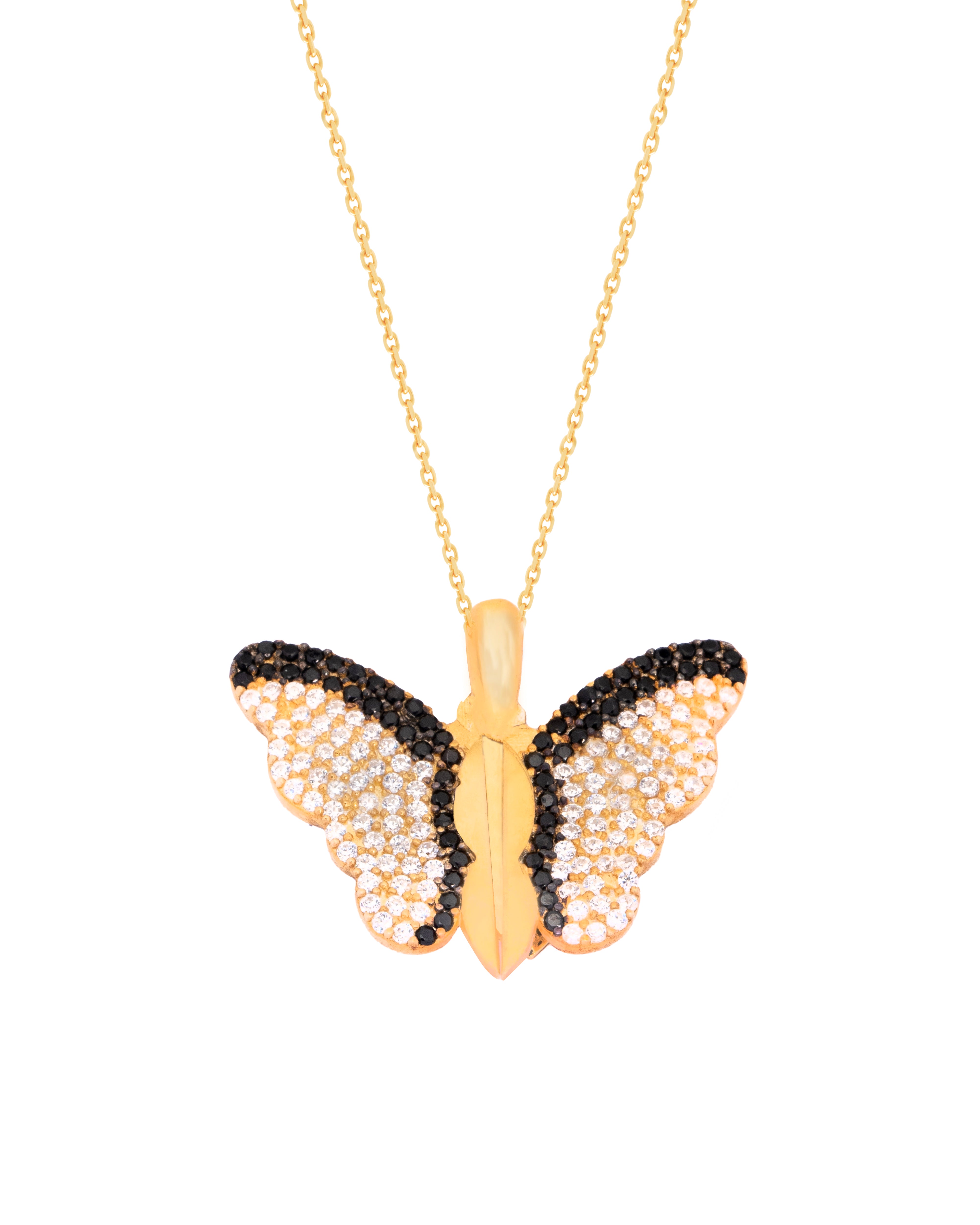 925 Silver Personalized Custom Butterfly Name Necklace - Leona Jewelry