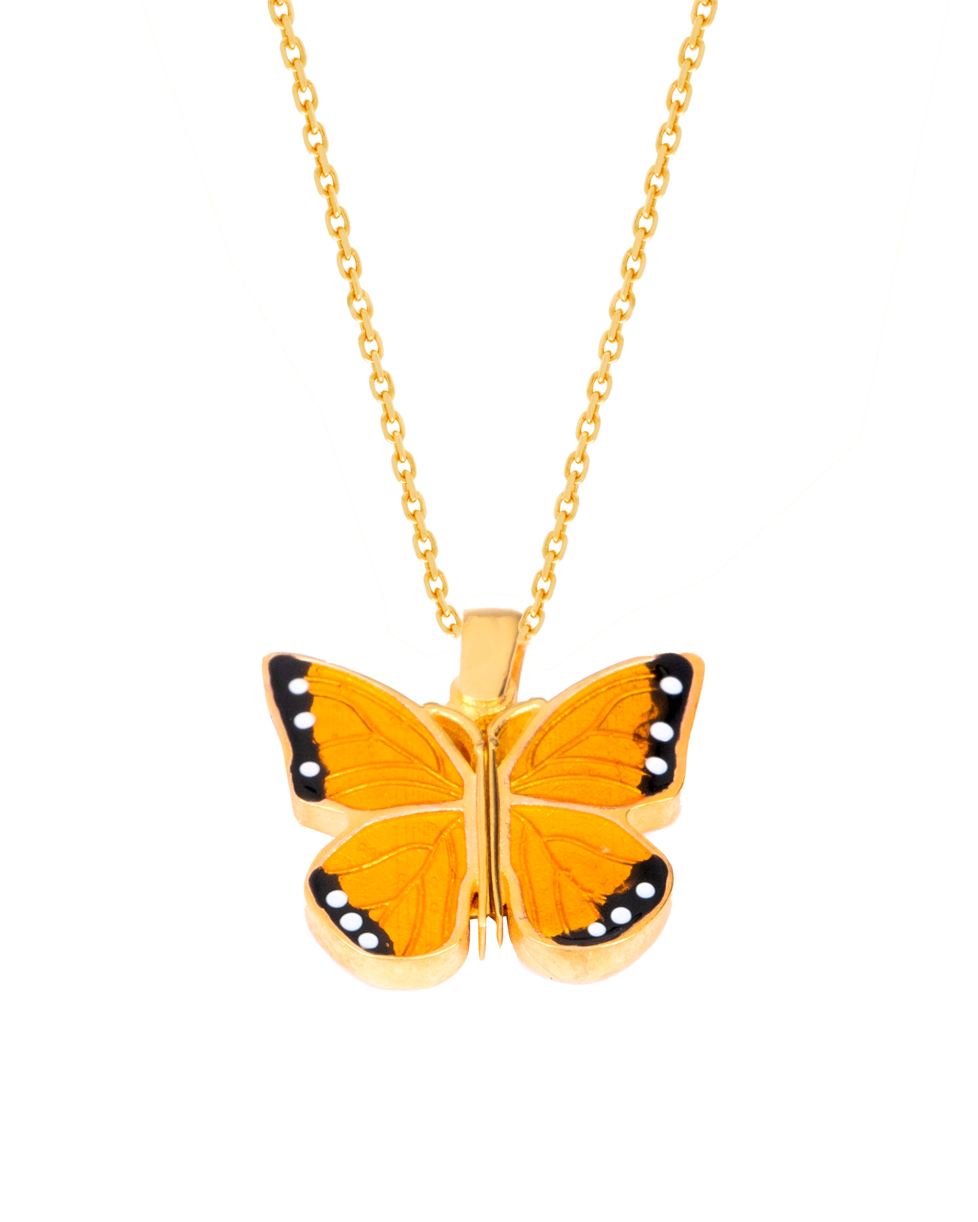 925 Silver Personalized Custom Colorful Butterfly Name Necklace - Leona Jewelry