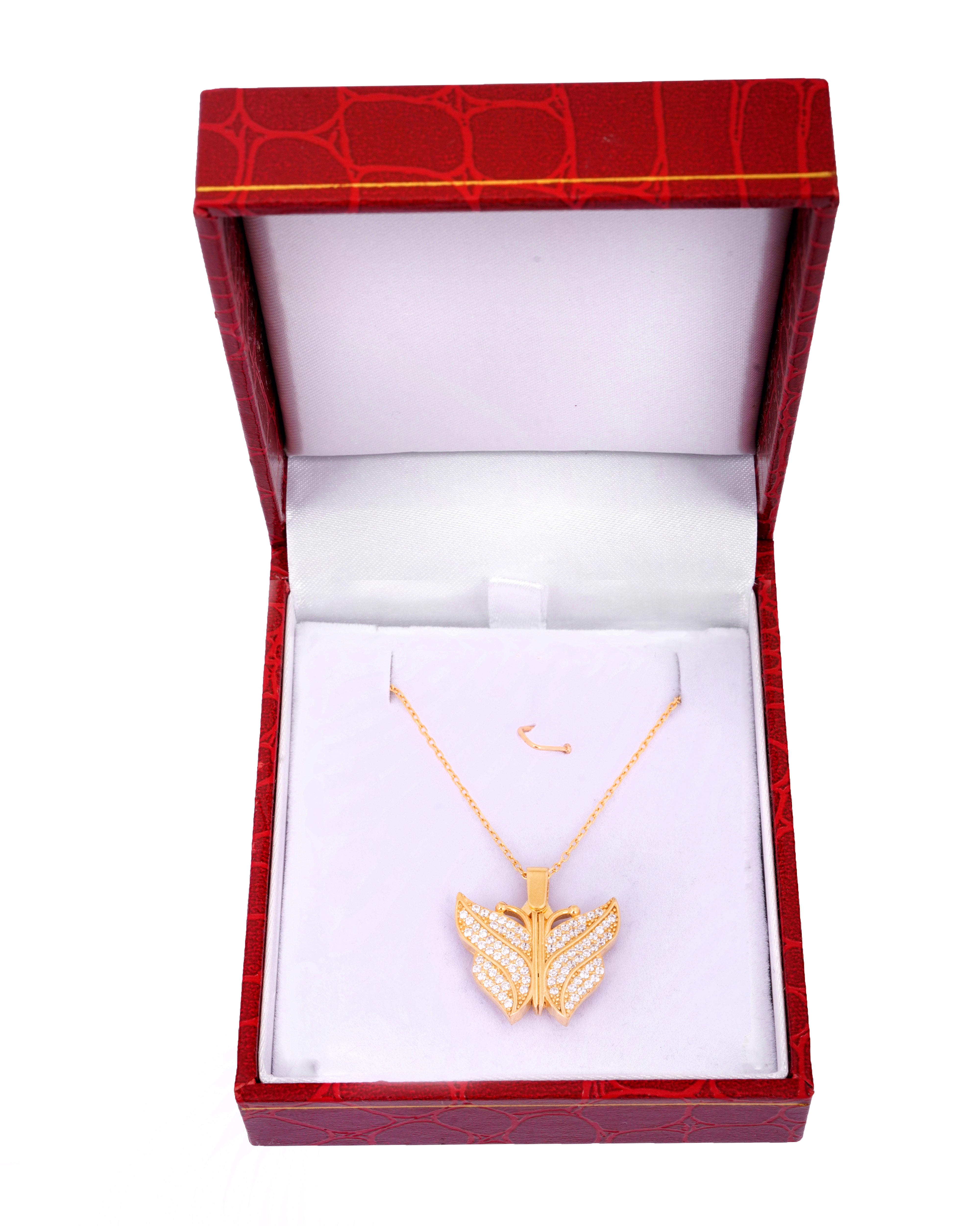 925 Silver Personalized Custom Butterfly Name Necklace - Leona Jewelry