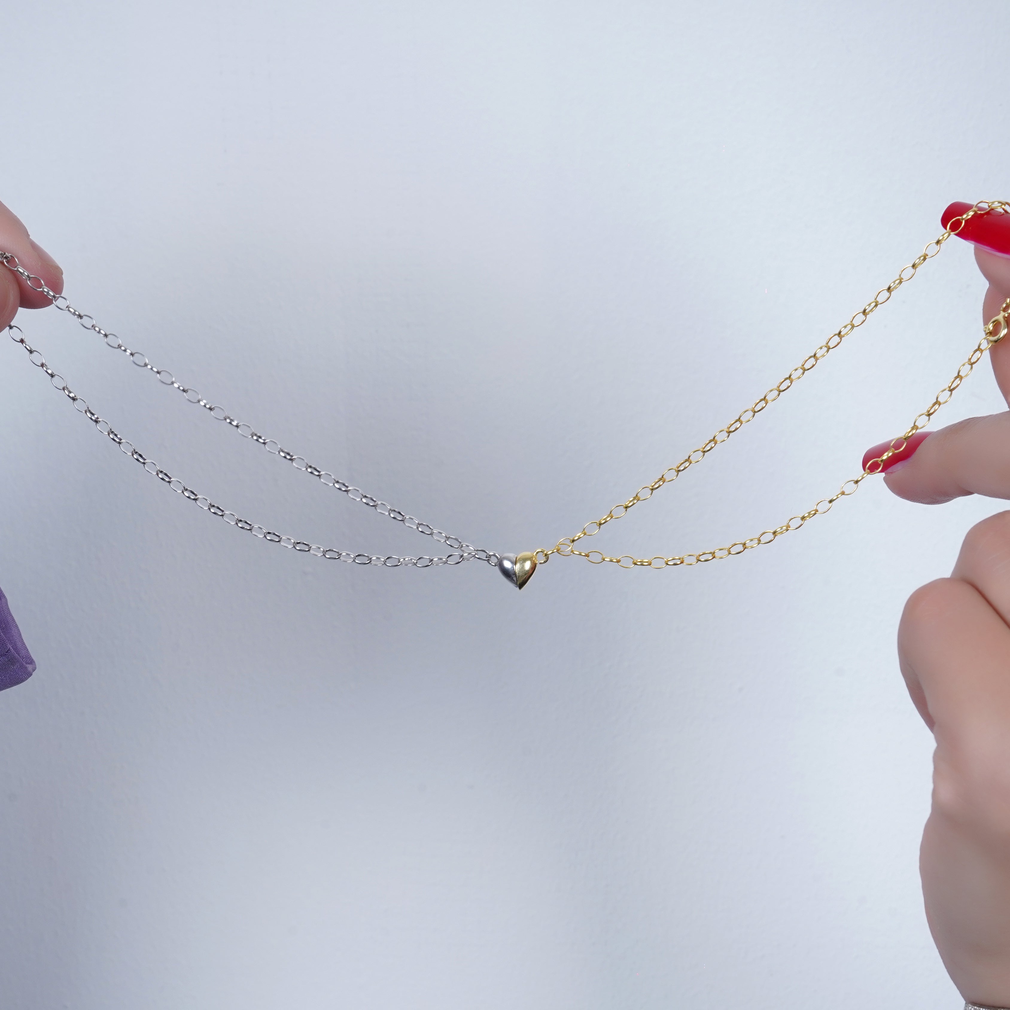 925 Silver Best Friends Magnetic Bracelets - Leona Jewelry