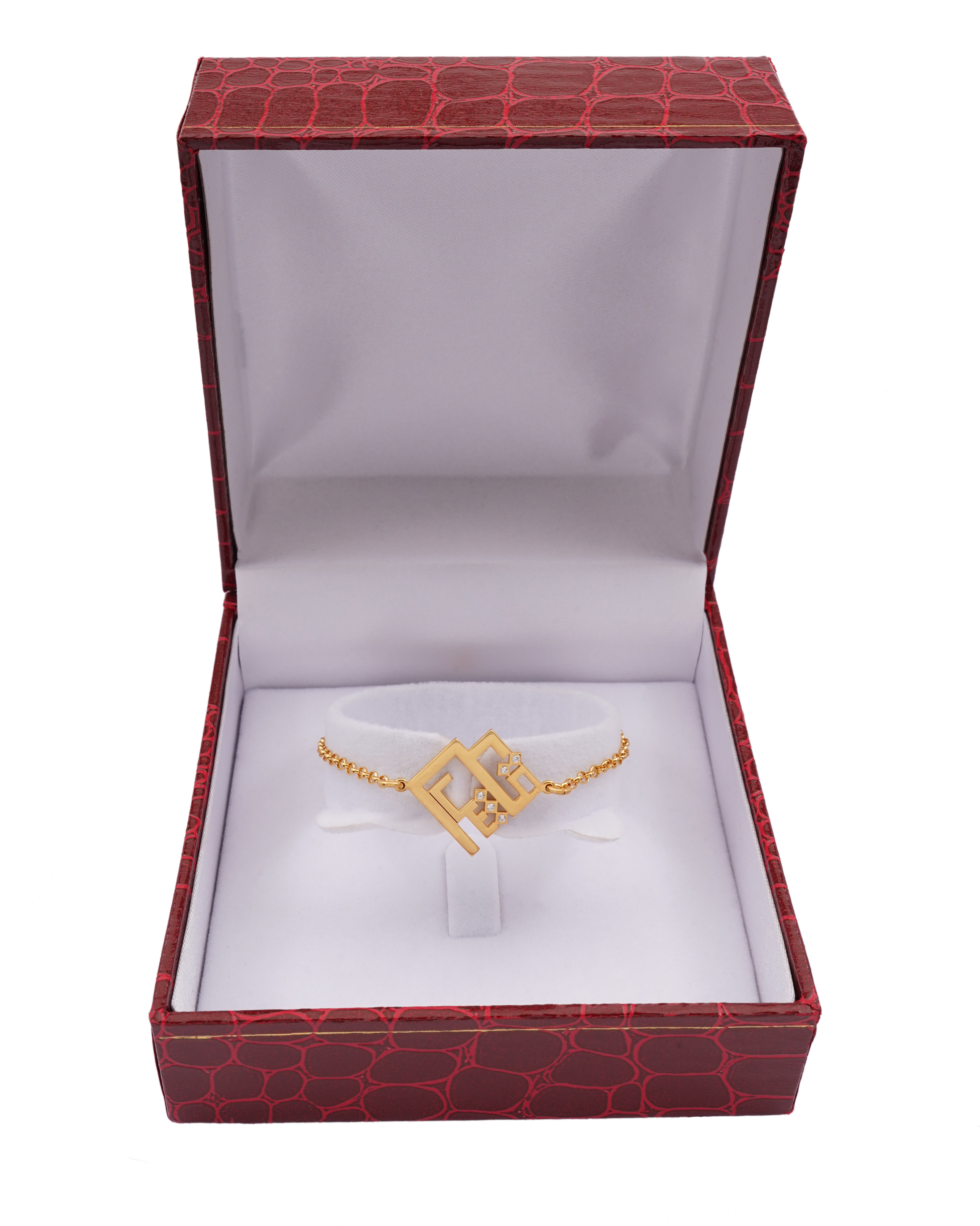 925 Silver "Ishq" Bracelet - Leona Jewelry