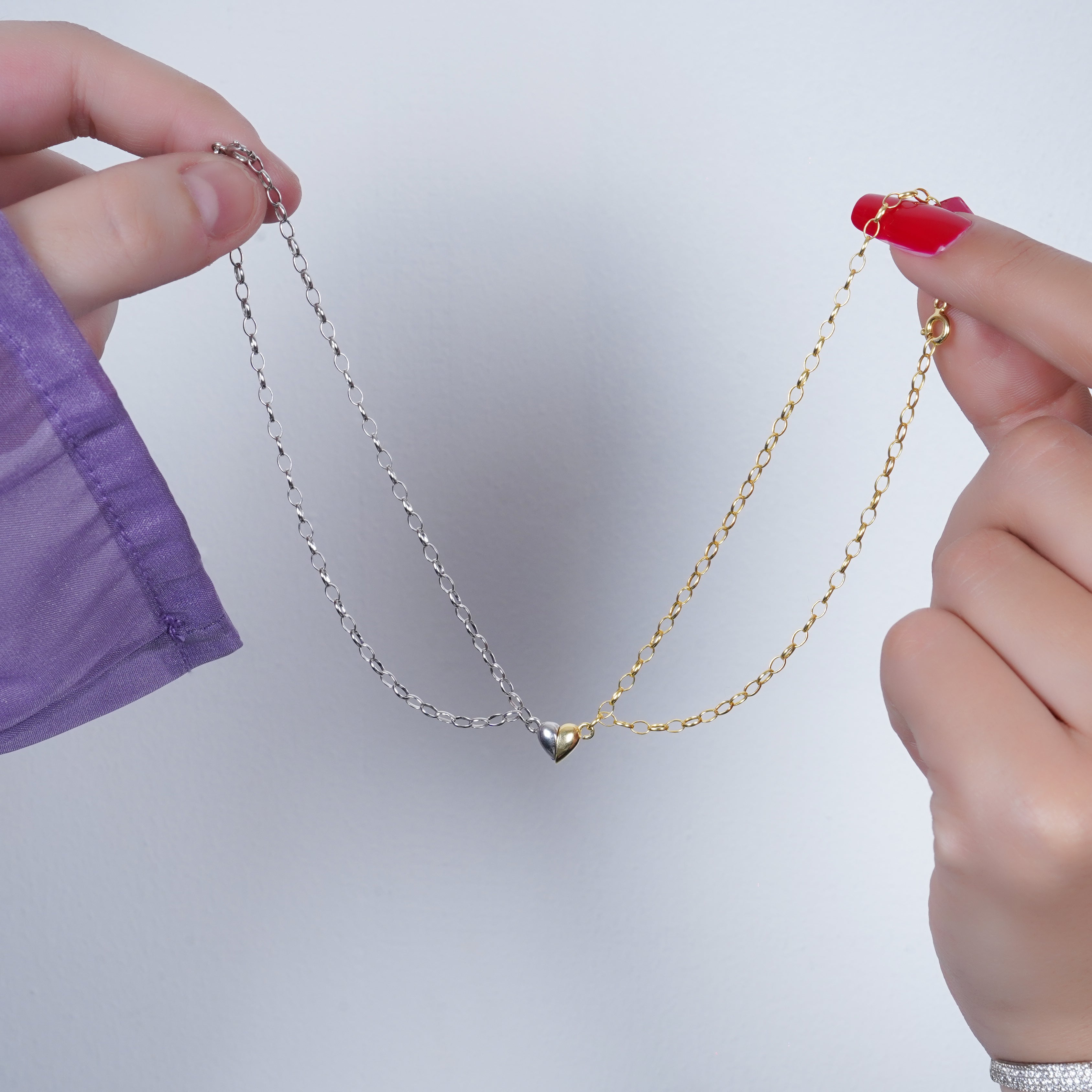 925 Silver Best Friends Magnetic Bracelets - Leona Jewelry