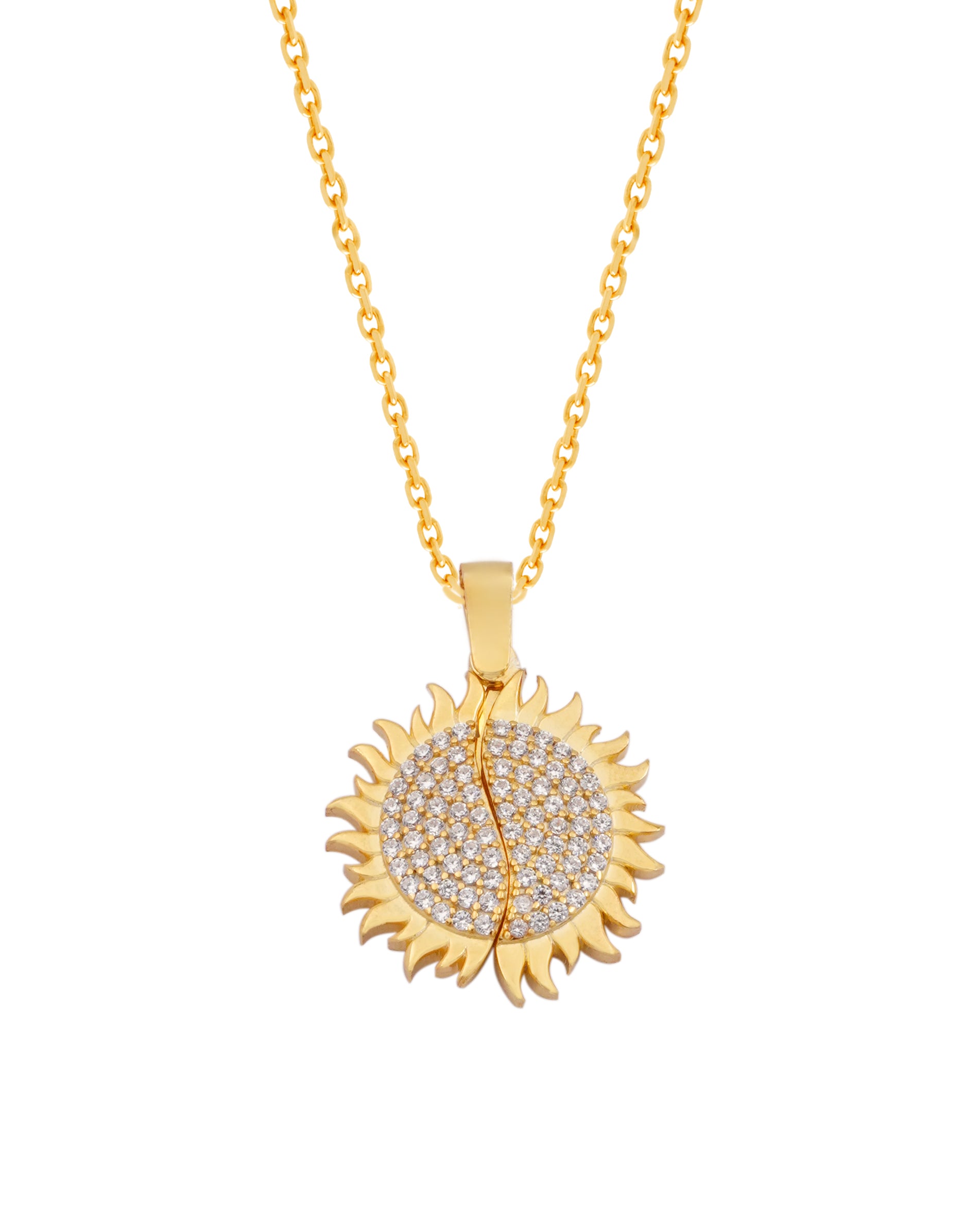 925 Silver Personalized Custom Sun Name Necklace - Leona Jewelry