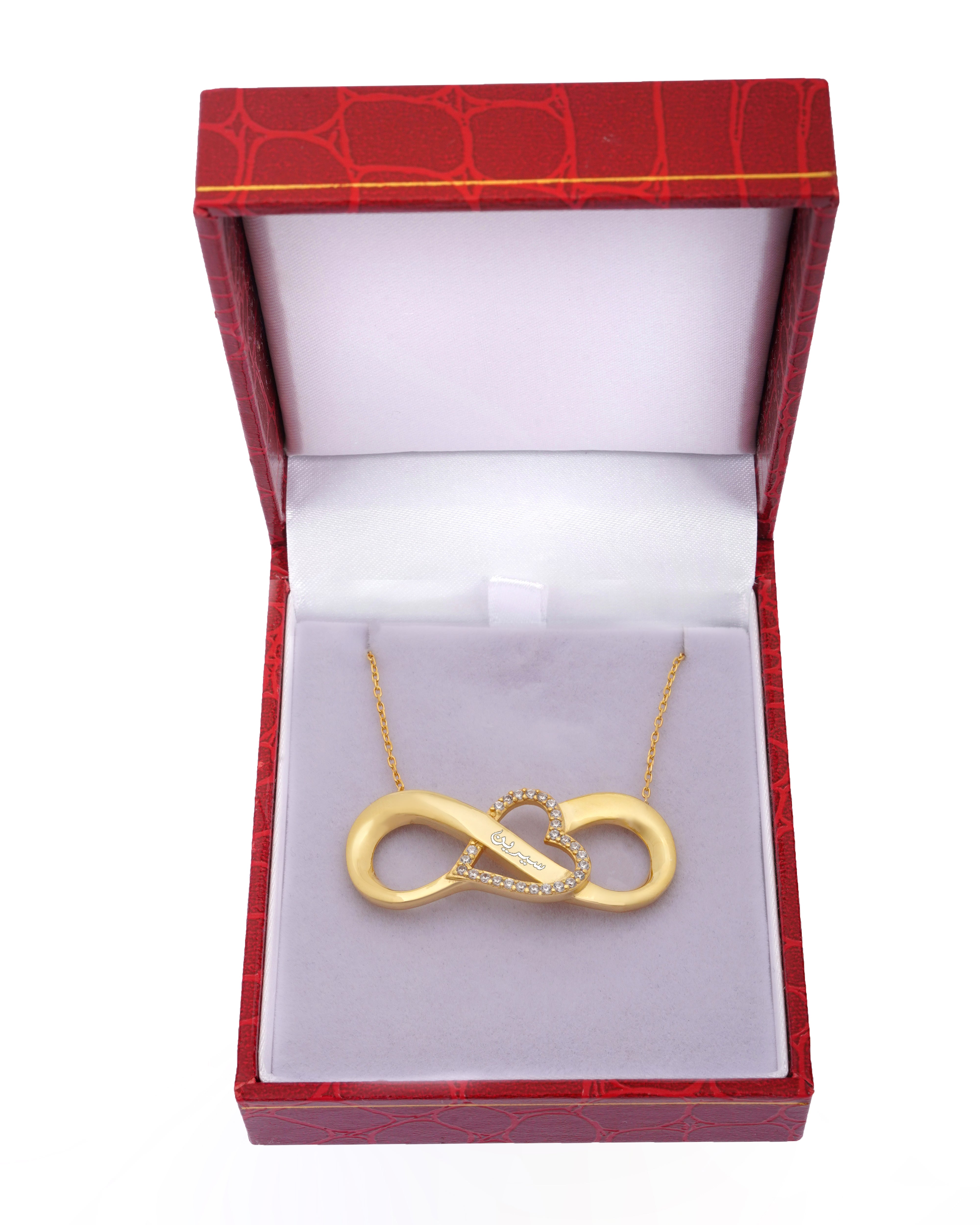 925 Silver Personalized Custom Infinite Love Name Necklace - Leona Jewelry