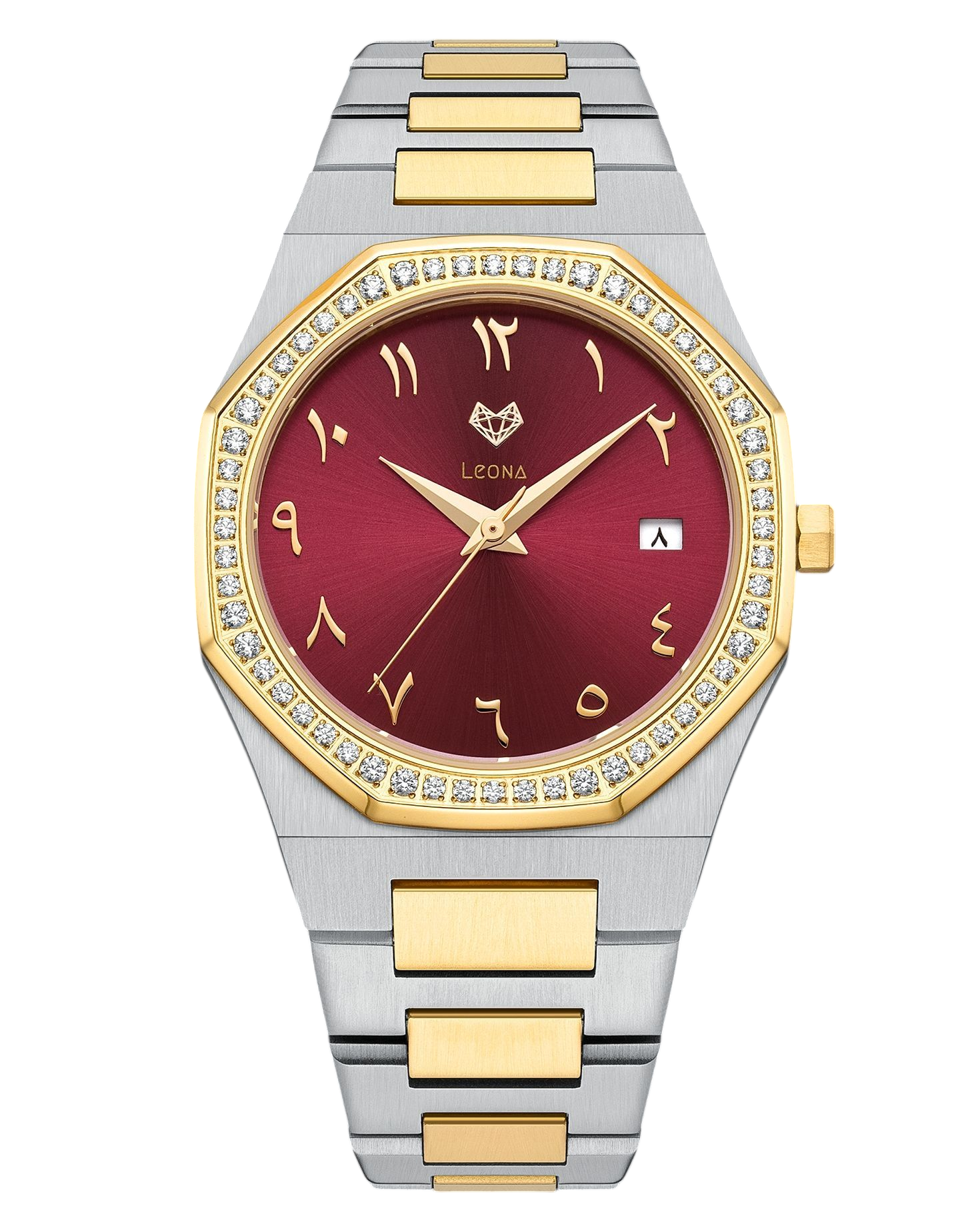 Marquise Watch (Burgundy Red)
