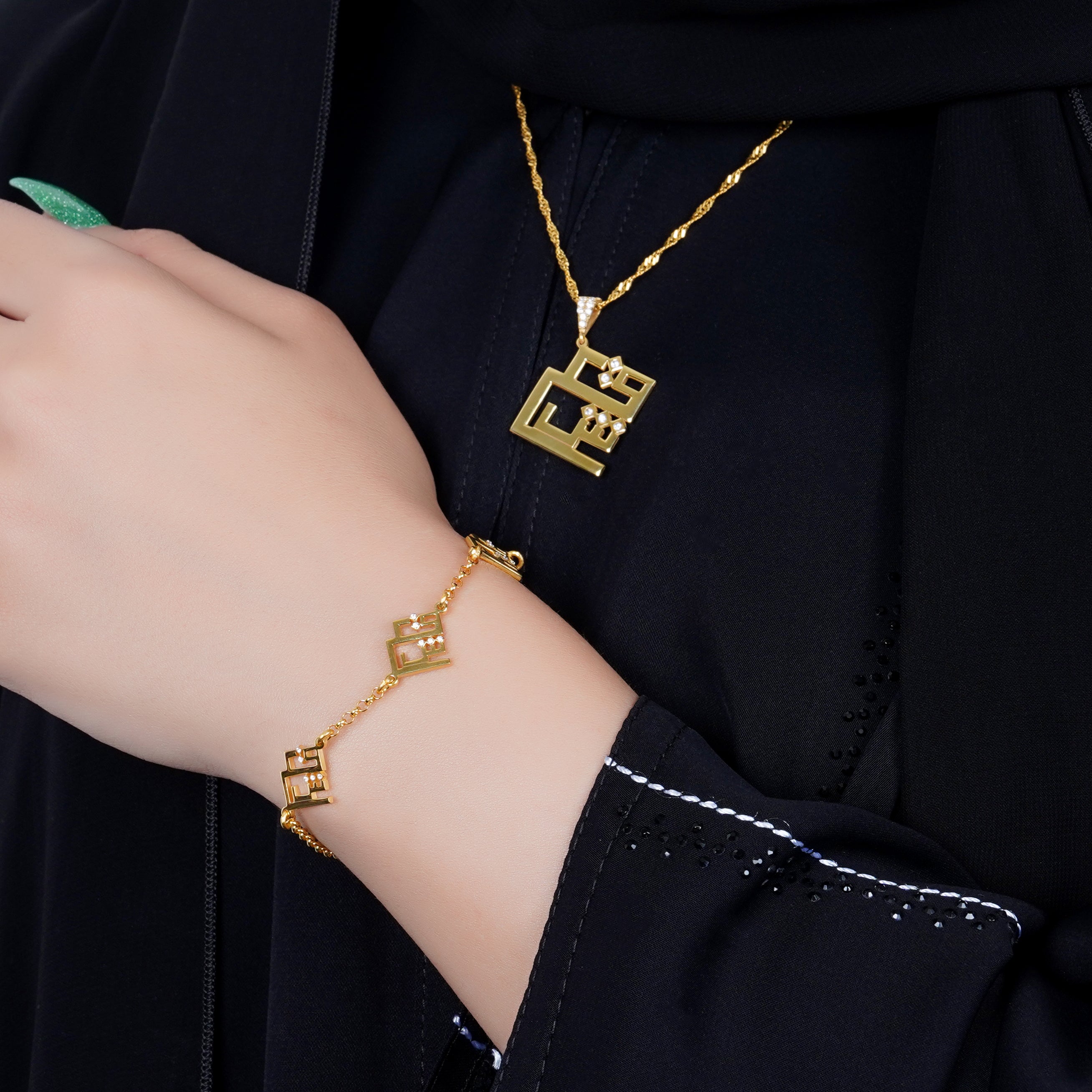 925 Silver Ishq 3pcs bracelet - Leona Jewelry