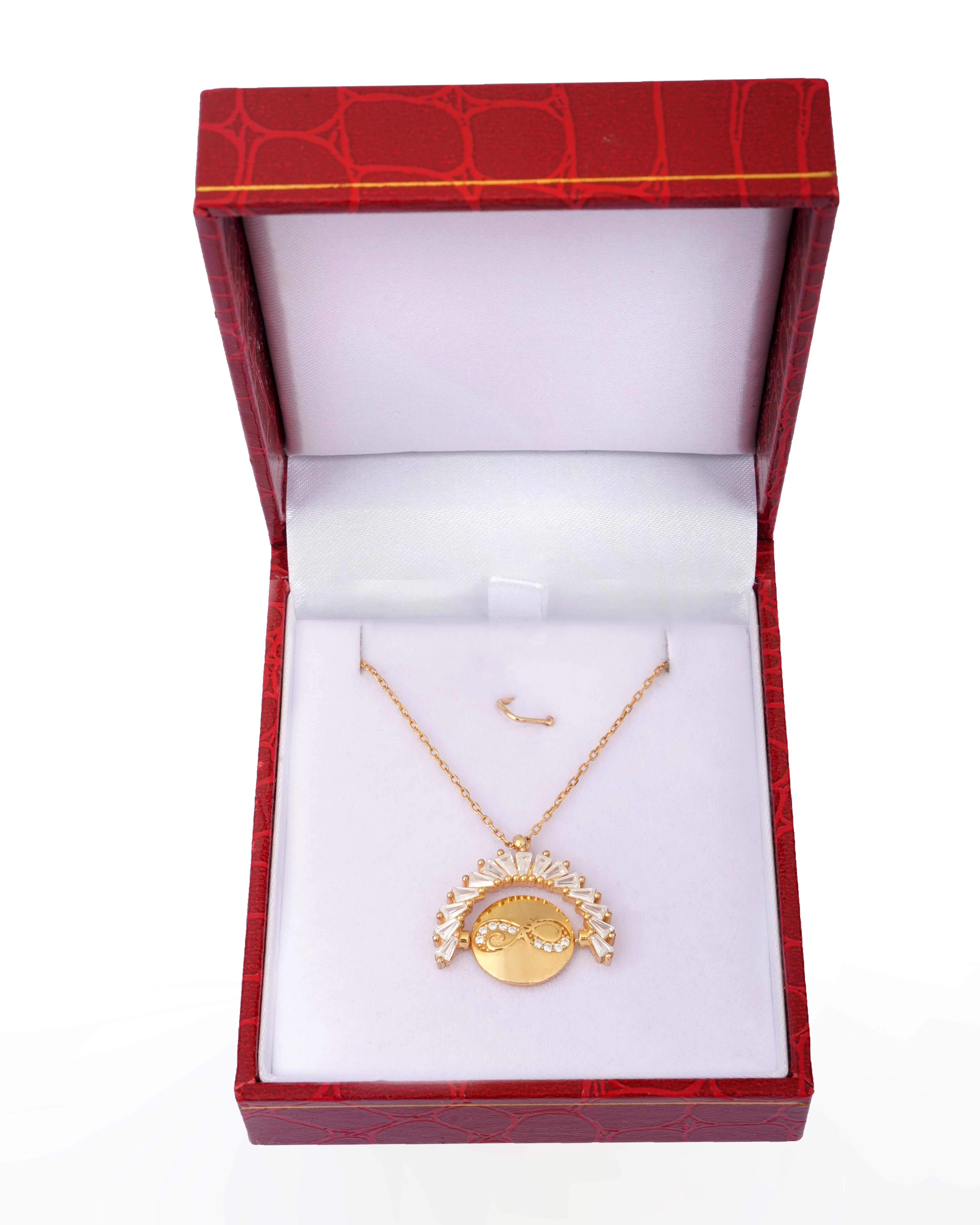 925 Silver Personalized Custom Rotating Coin Name Necklace - Leona Jewelry