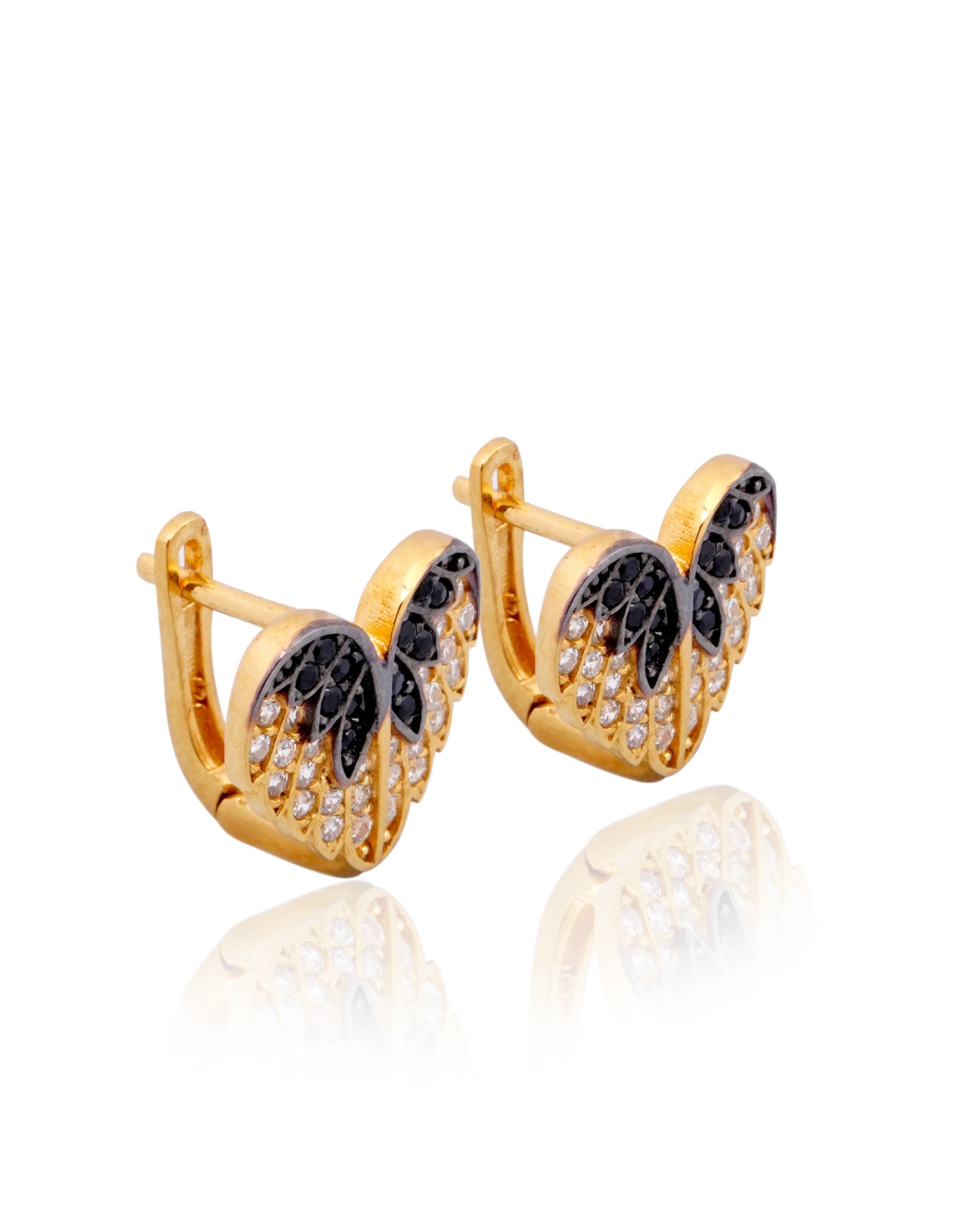 925 Silver Personalized Custom Love Angel Wings Name Jewelry Set - Leona Jewelry