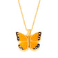 925 Silver Personalized Custom Colorful Butterfly Name Necklace