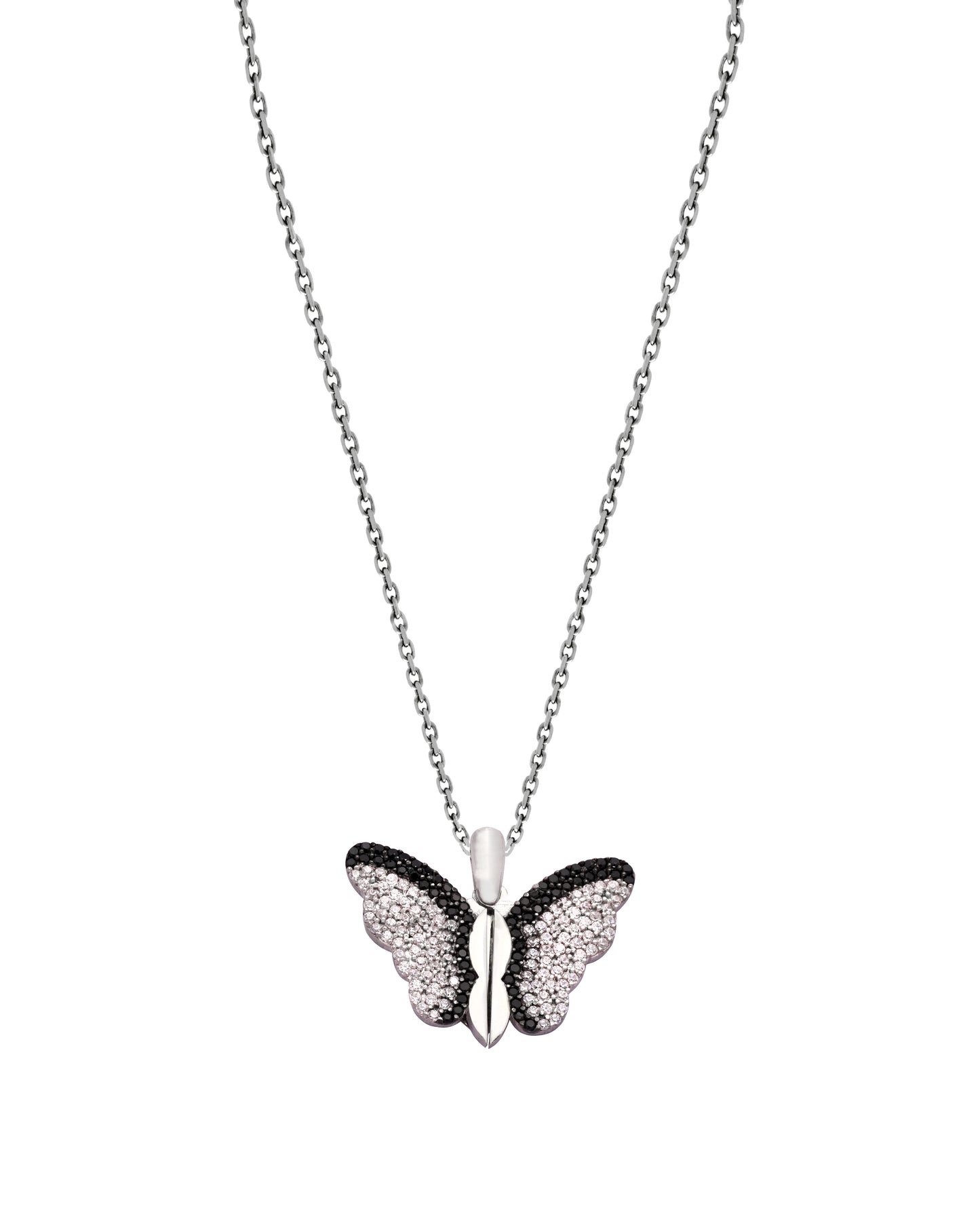 925 Silver Personalized Custom Butterfly Name Necklace