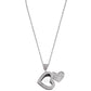 925 Silver Personalized Custom Heart Name Necklace (Silver)