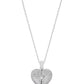 925 Silver Personalized Custom Heart Name Necklace (Silver)