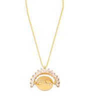 925 Silver Personalized Custom Rotating Coin Name Necklace - Leona Jewelry