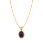 925 Silver Natural Lapis Lazuli Stone Necklace