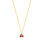 925 Silver Dainty Cherry Necklace