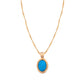 925 Silver Natural Turquoise Stone Necklace