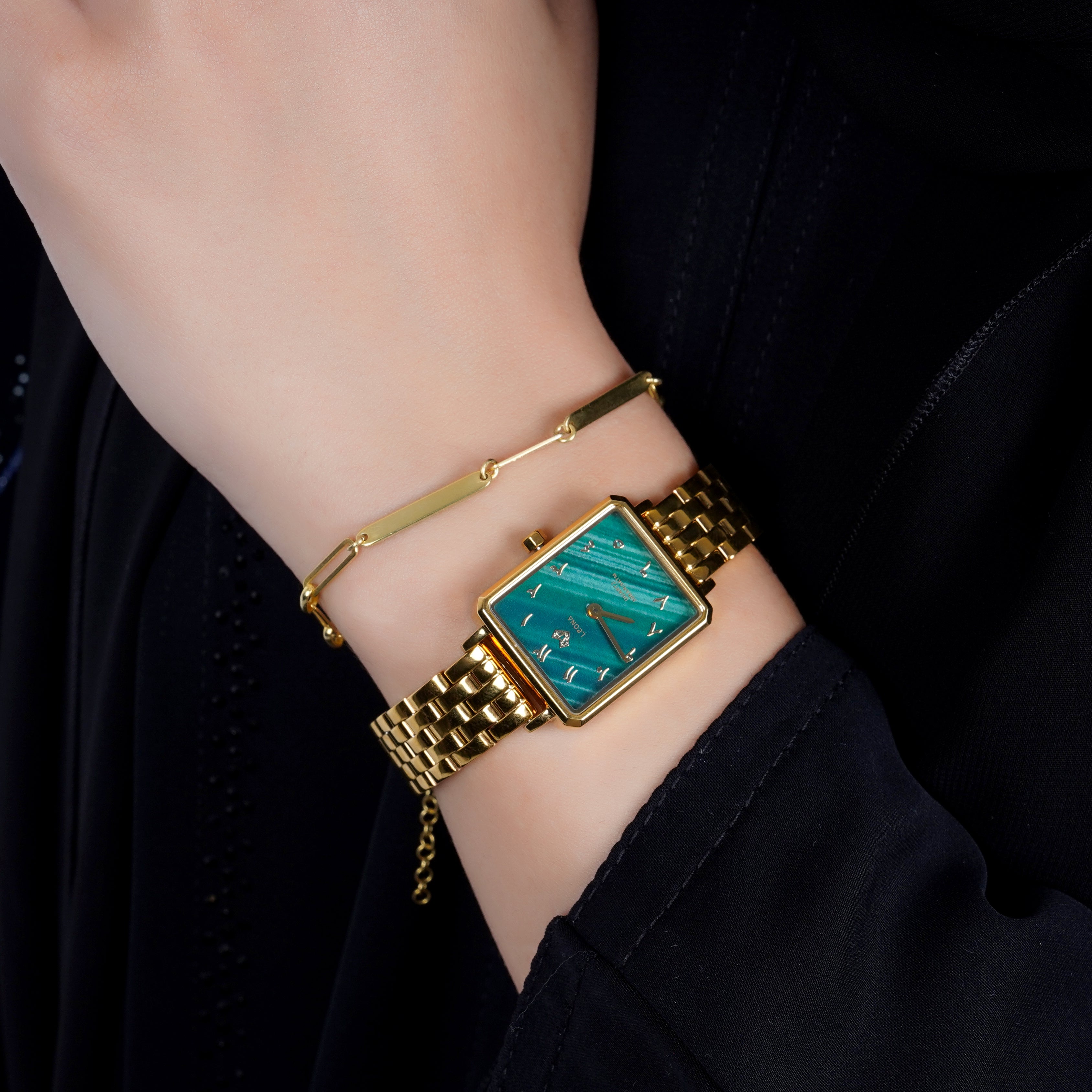 925 Silver Personalized Custom Engraving Paperclip Bracelet - Leona Jewelry