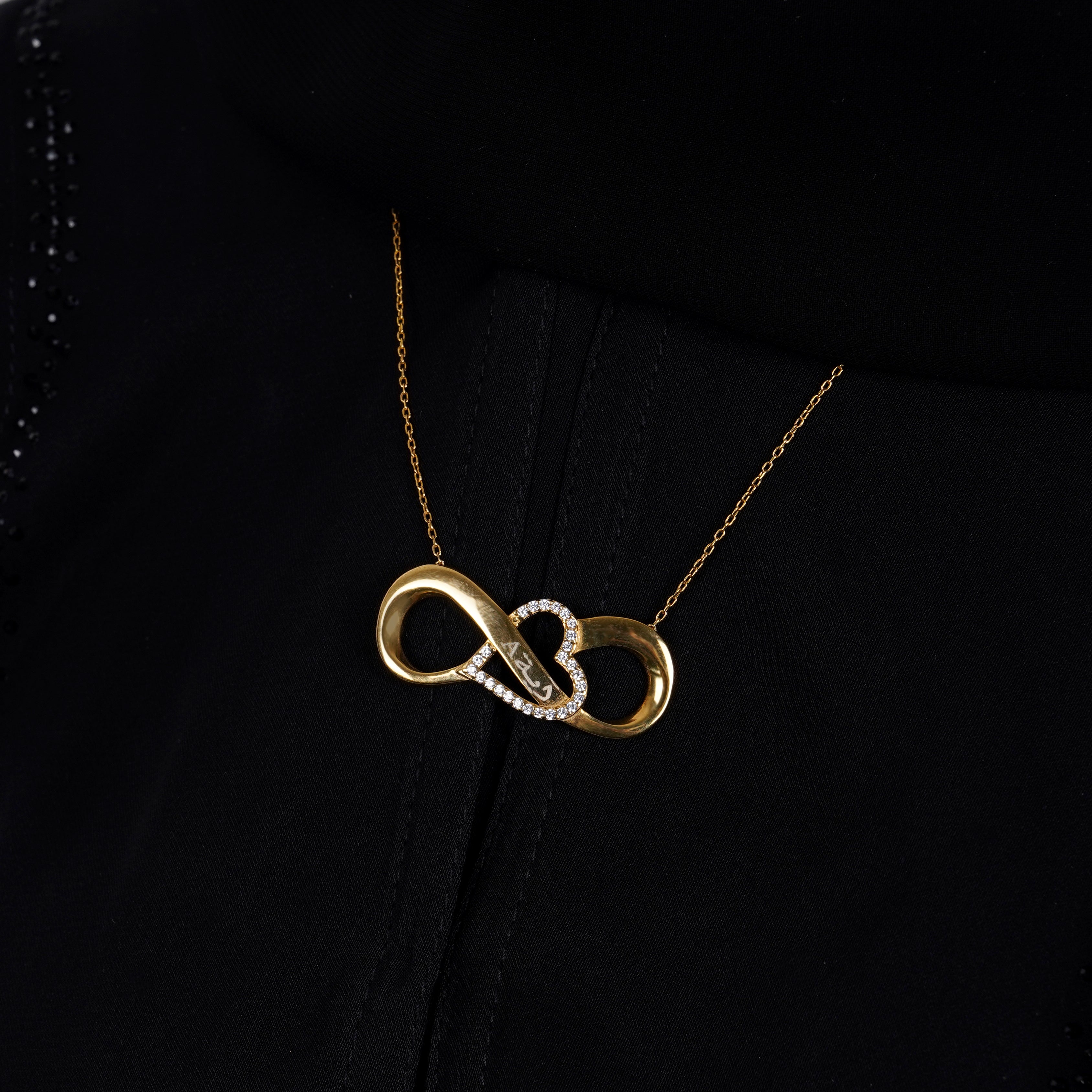 925 Silver Personalized Custom Infinite Love Name Necklace - Leona Jewelry