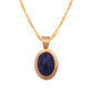 925 Silver Natural Lapis Lazuli Stone Necklace