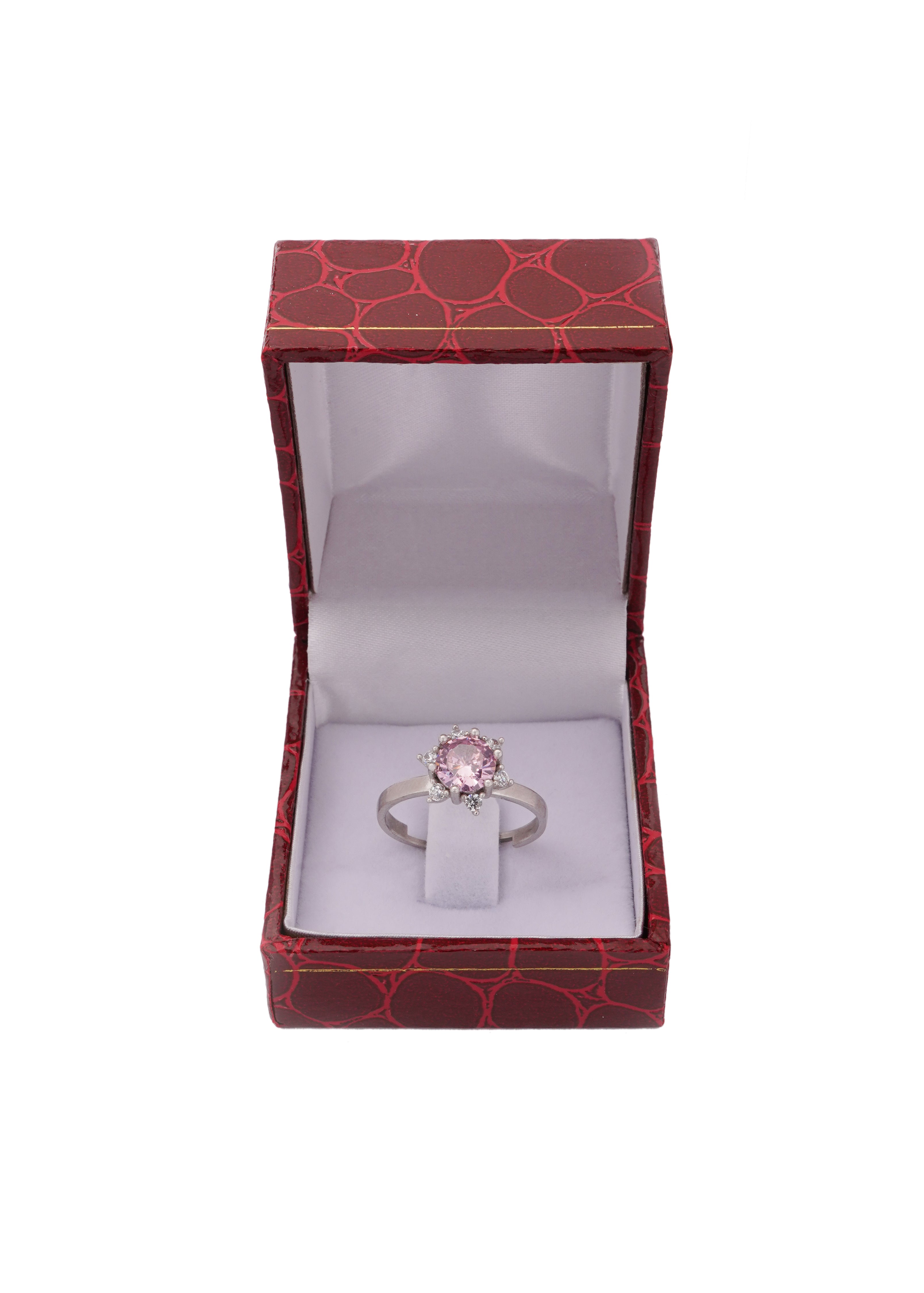 925 Silver Pink Star Ring - Leona Jewelry