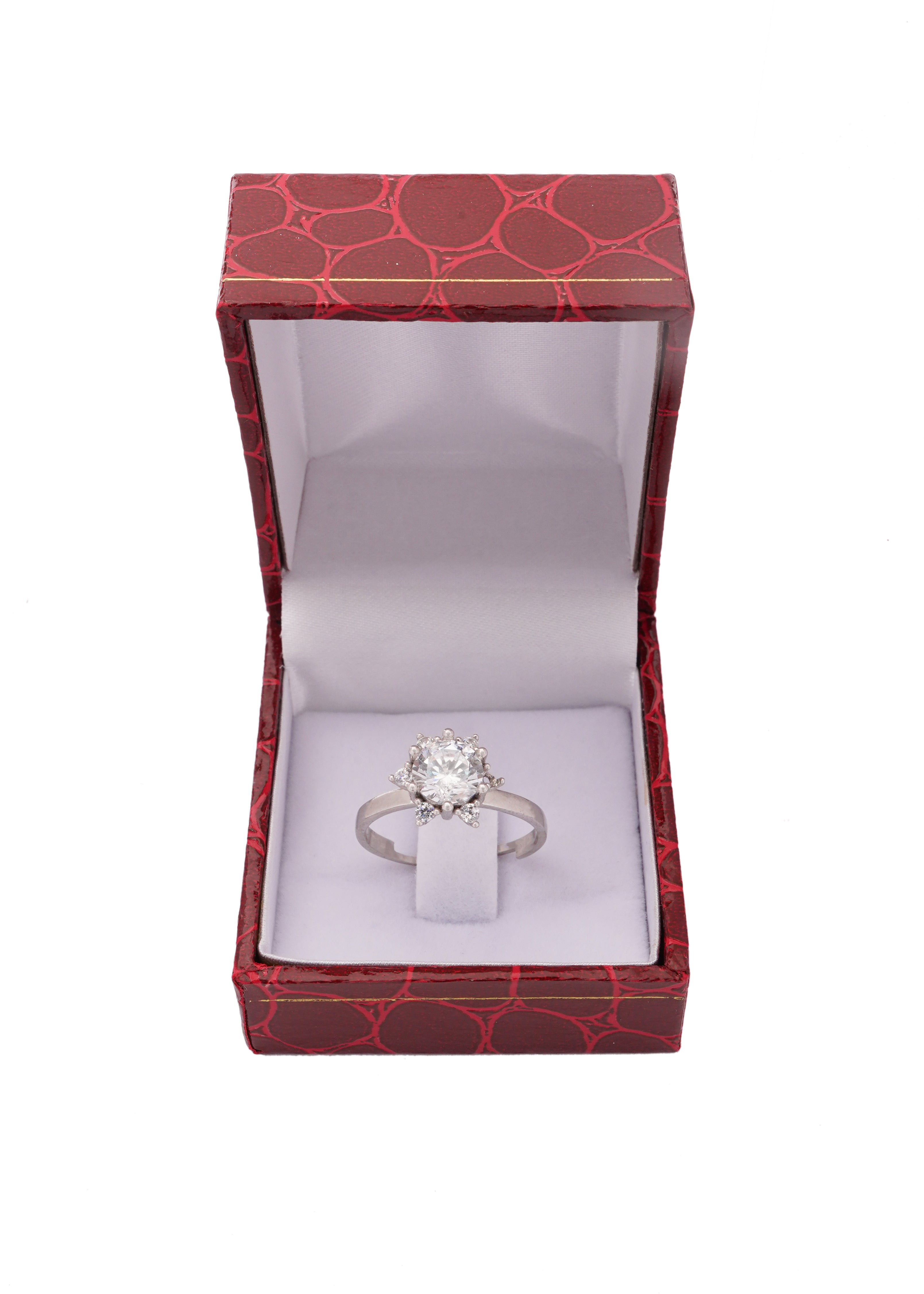 925 Silver White Star Ring - Leona Jewelry