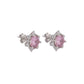 925 Silver Pink Star Jewelry Set (Silver)