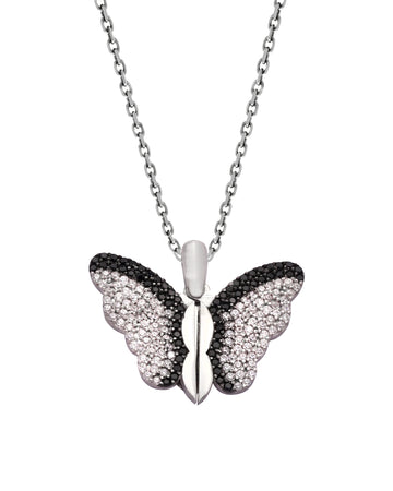 925 Silver Personalized Custom Butterfly Name Necklace