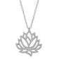 925 Silver Lotus Necklace