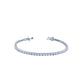 925 Silver Tennis Bracelet (Silver)