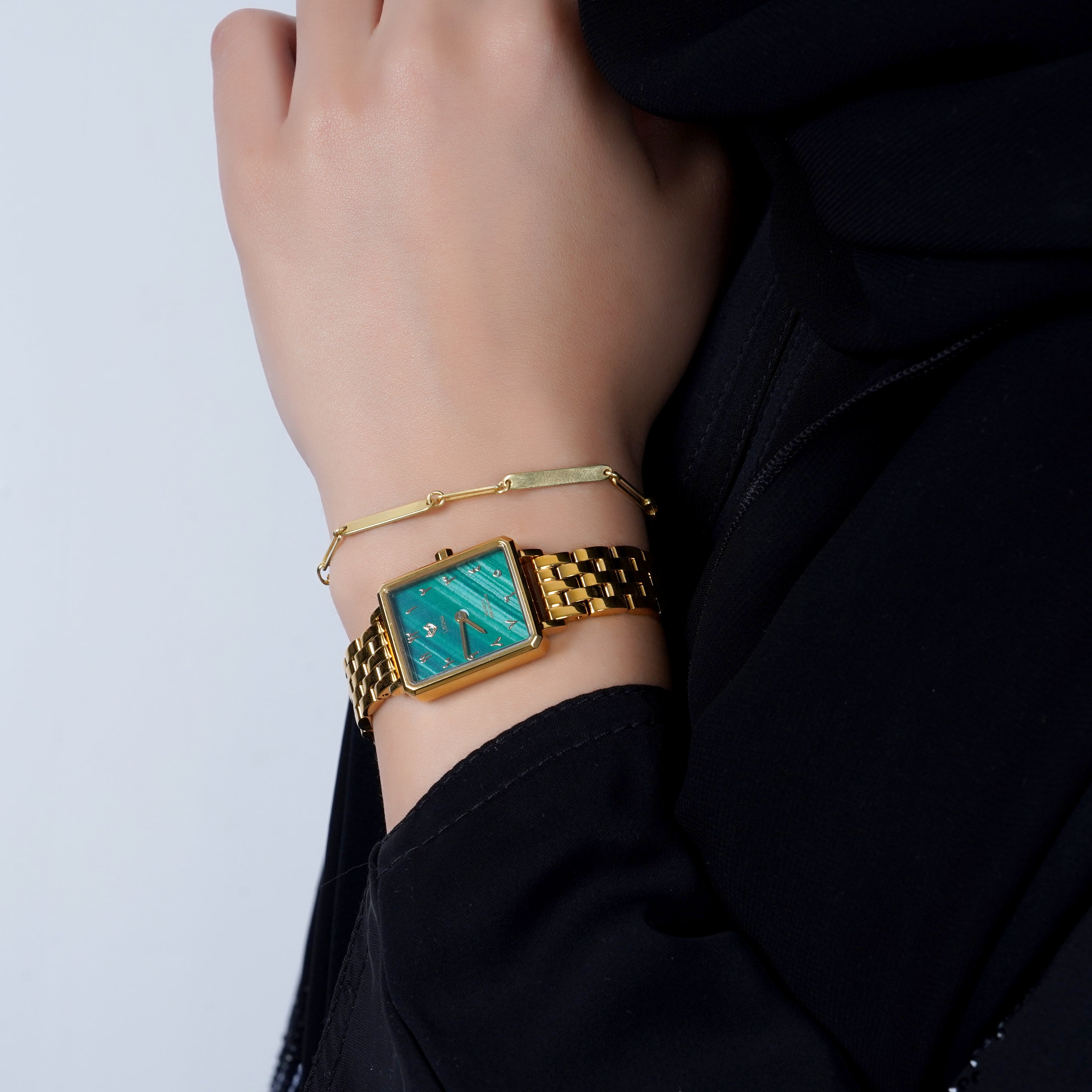 925 Silver Personalized Custom Engraving Paperclip Bracelet - Leona Jewelry