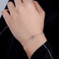 925 Silver Dainty Lotus Bracelet (Silver)