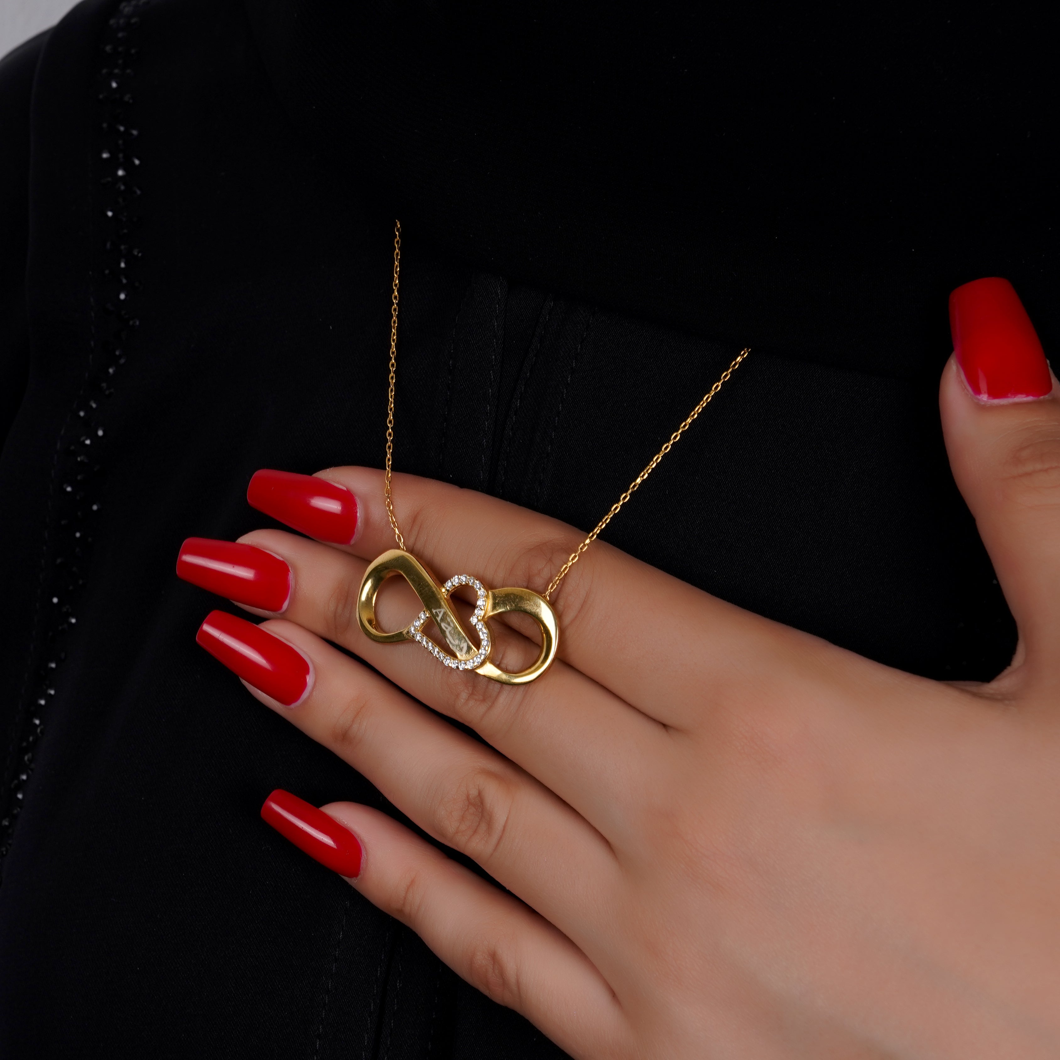 925 Silver Personalized Custom Infinite Love Name Necklace - Leona Jewelry