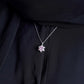 925 Silver Pink Star Jewelry Set (Silver)