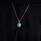 925 Silver Natural Turquoise Stone Necklace