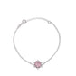 925 Silver Pink Star Jewelry Set (Silver)