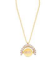 925 Silver Personalized Custom Rotating Coin Name Necklace - Leona Jewelry