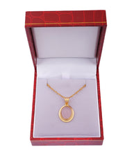 925 Silver Natural Pink Quartz Stone Necklace - Leona Jewelry