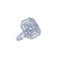 925 Silver Octagon Ring (Silver)