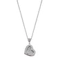 925 Silver Personalized Custom Heart Name Necklace (Silver)