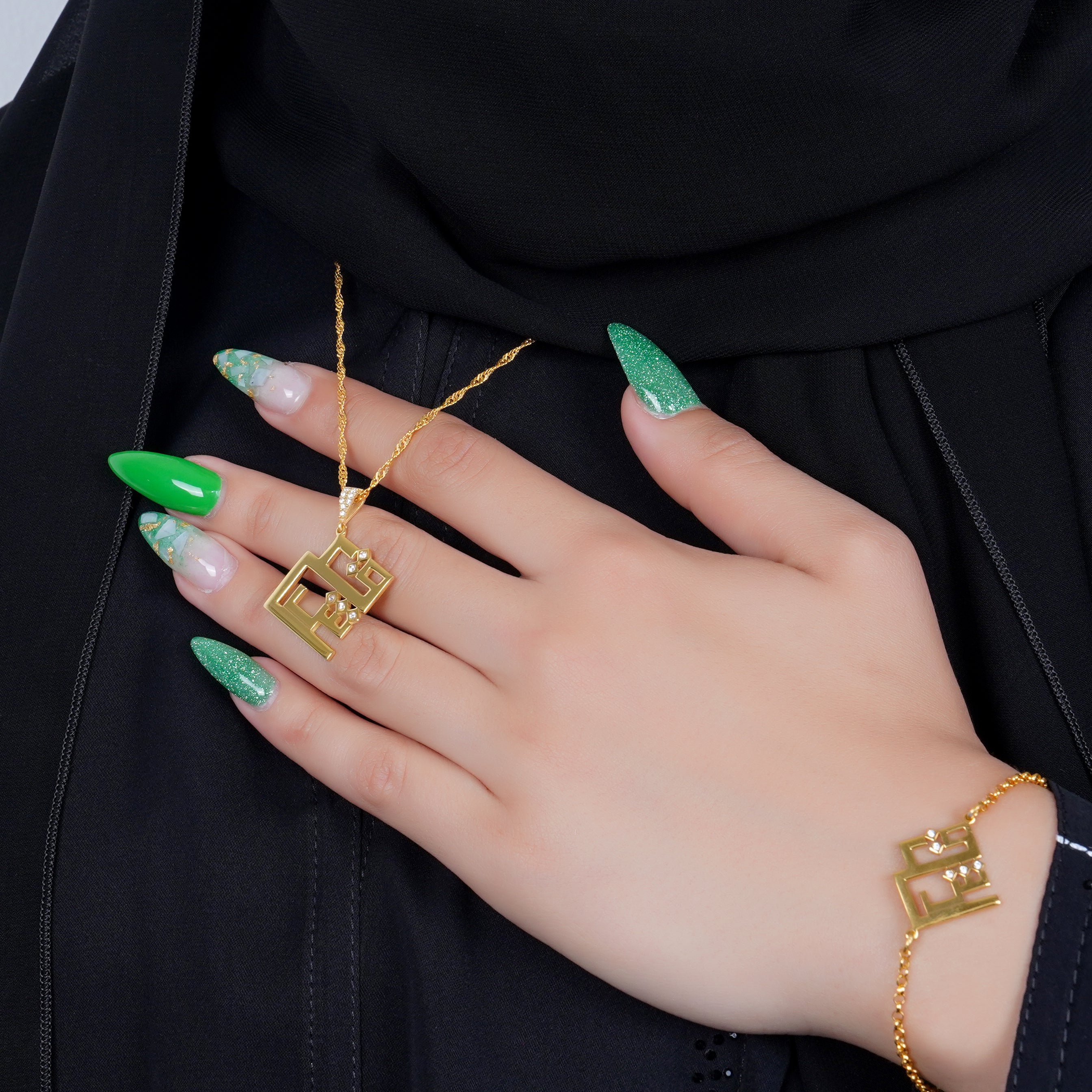 925 Silver "Ishq" Bracelet - Leona Jewelry