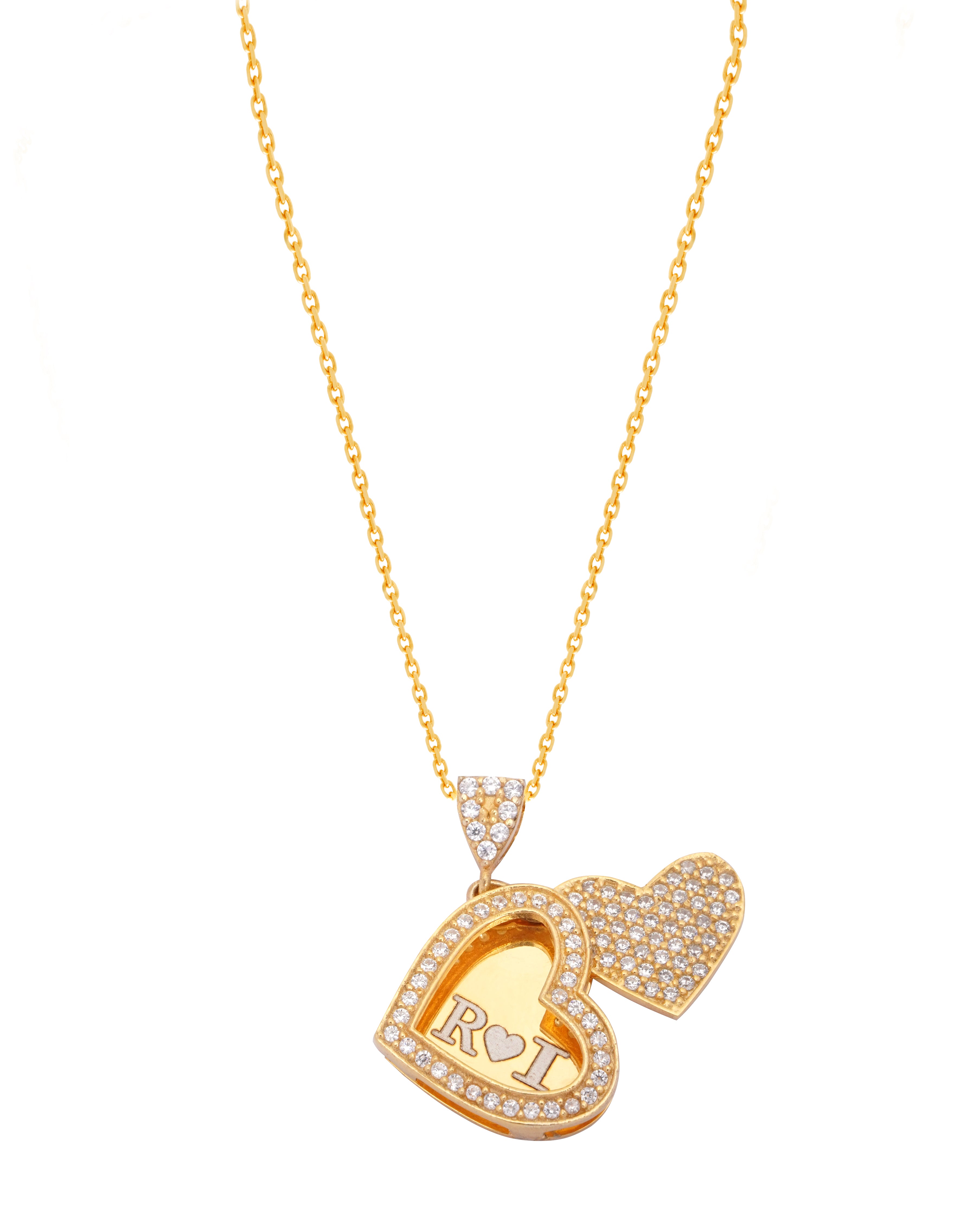 925 Silver Personalized Custom Love Name Necklace - Leona Jewelry