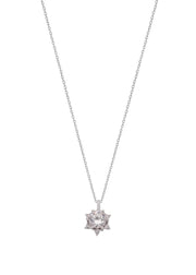 925 Silver White Star Jewelry Set (Silver)