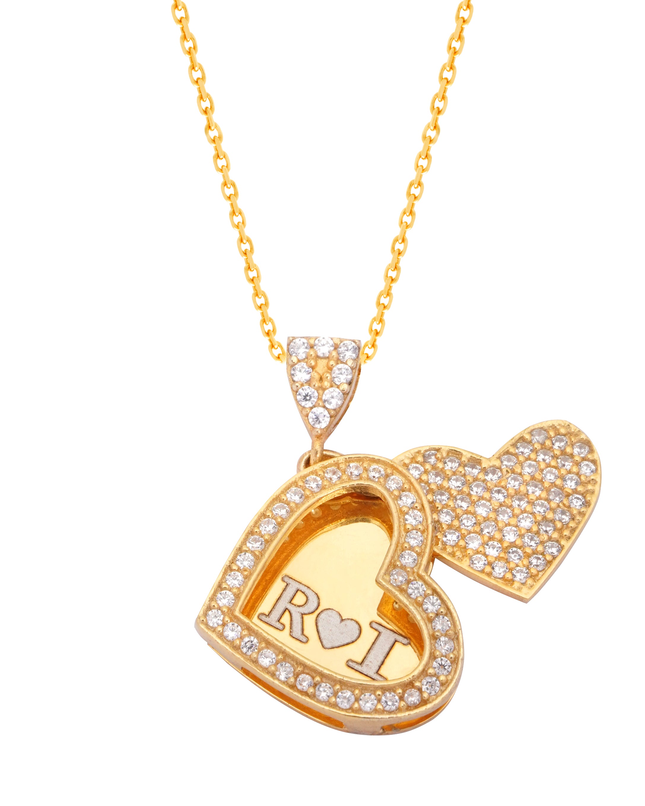 925 Silver Personalized Custom Love Name Necklace - Leona Jewelry