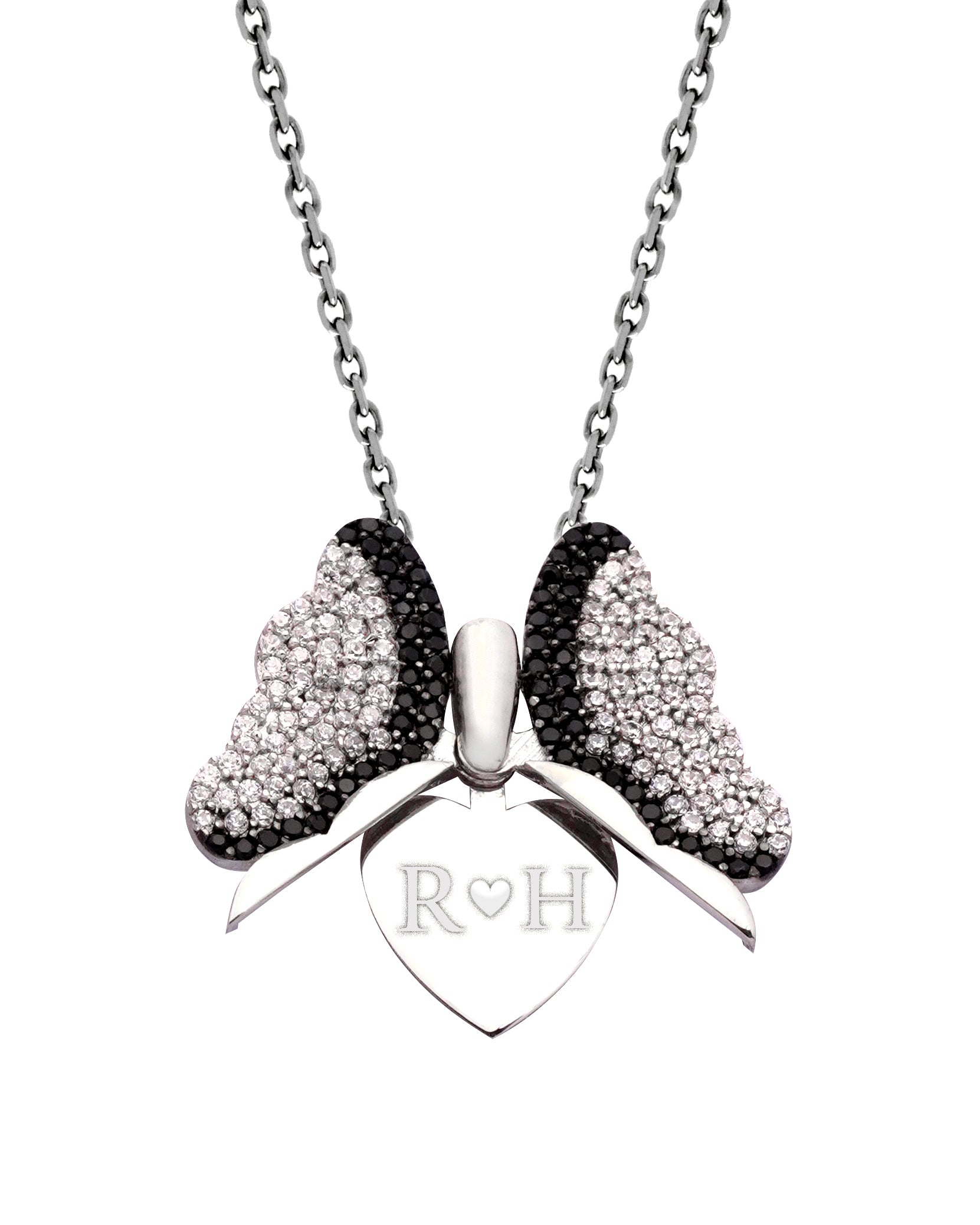 925 Silver Personalized Custom Butterfly Name Necklace - Leona Jewelry