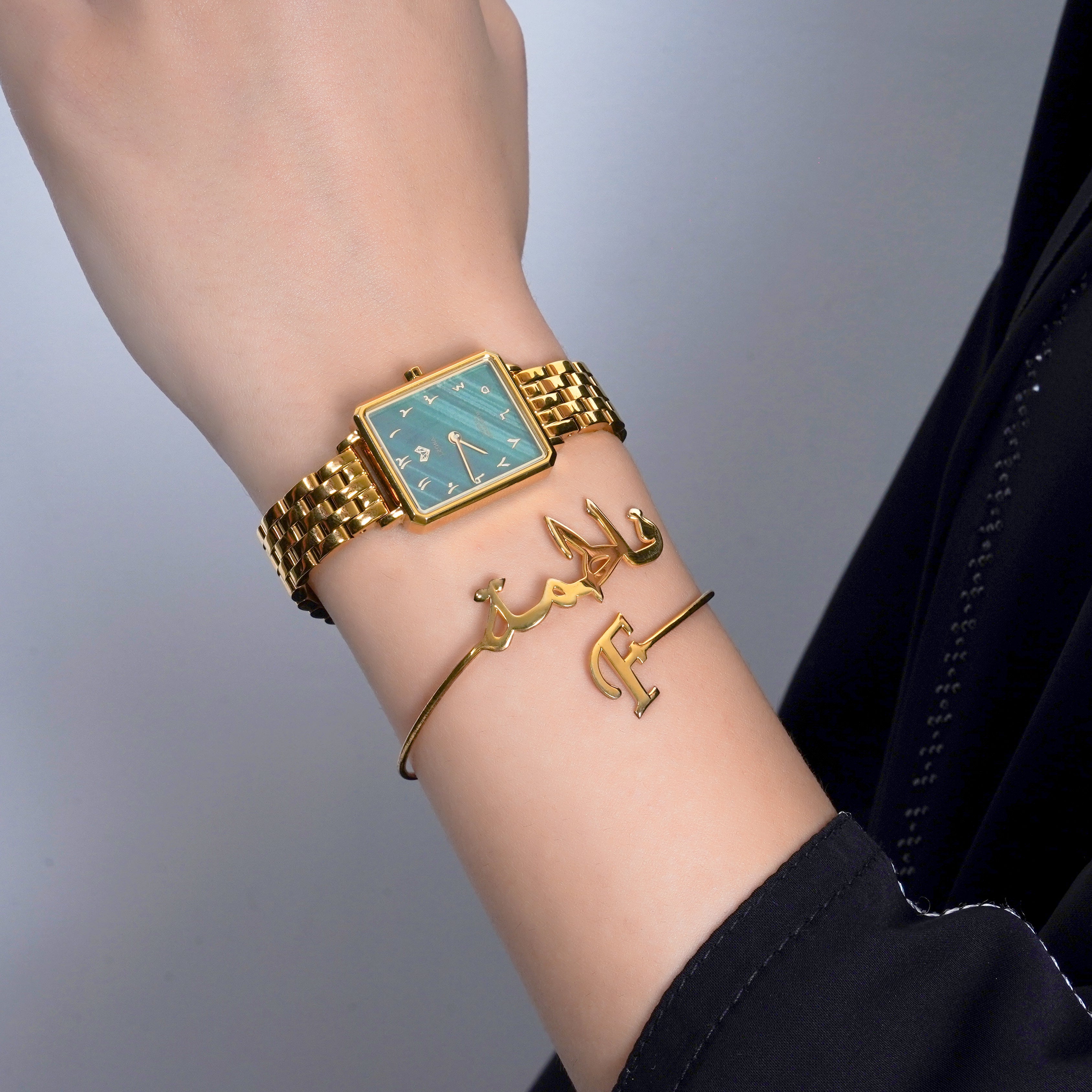 925 Silver Handmade Personalized Custom Name and Letter Bracelet - Leona Jewelry