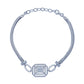 925 Silver Octagon Bracelet (Silver)