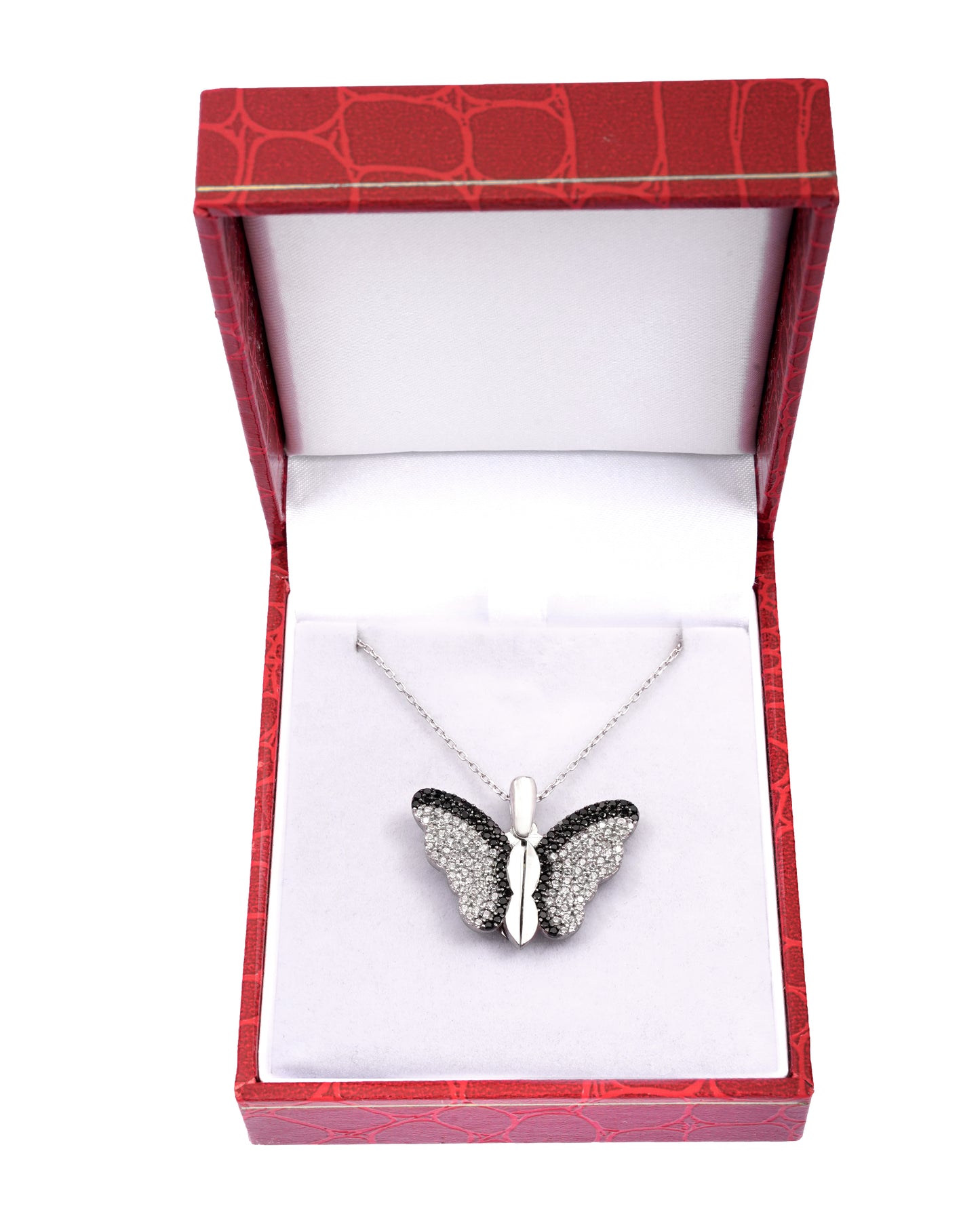 925 Silver Personalized Custom Butterfly Name Necklace