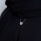 925 Silver Pink Heart Necklace