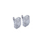 925 Silver Octagon Jewelry Set (Silver)