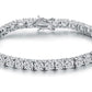 925 Silver Tennis Bracelet (Silver)